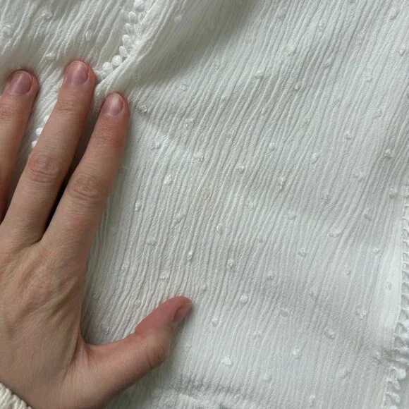 Olivia + James White Longsleeve Mini Dress - Picture 5 of 5